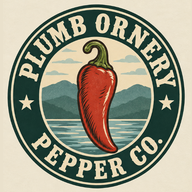 Plumb Ornery Pepper Co. logo